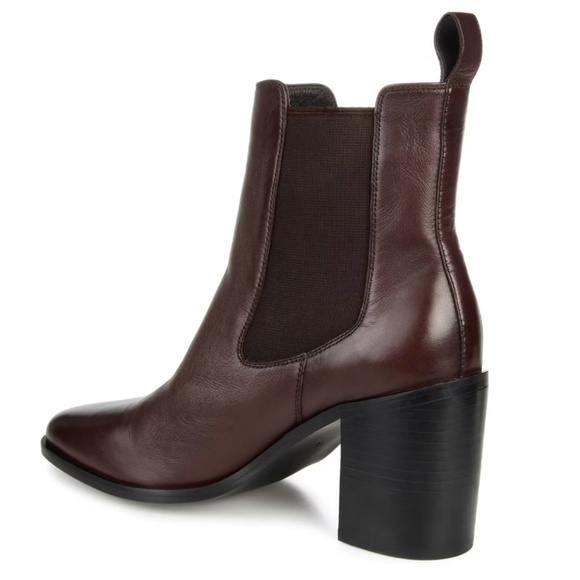 Women's Rowann Block Heel Chelsea Booties - Brown Size 7.5 W - Picture 3 of 6